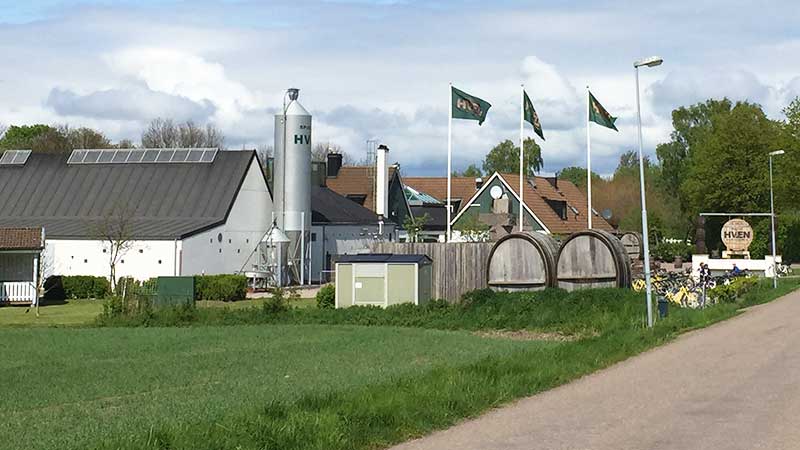 Destilleriet Spirit of Hven d�r Vens Whisky produceras.