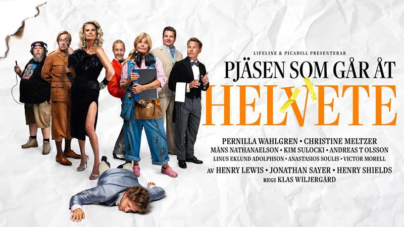 Följ med på teaterresa med Tjörnarpsbuss till Göta Lejon och se Pjäsen som går åt helvete.