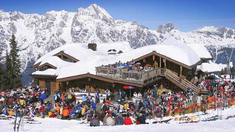 Die alte Schmiede ett underbart charmigt matställe uppe i backen mellan Leogang och Viehofen