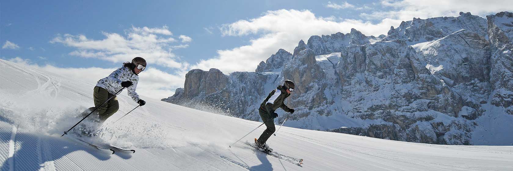 Skidresor i Alperna. k skidor i sterrike och i Italien