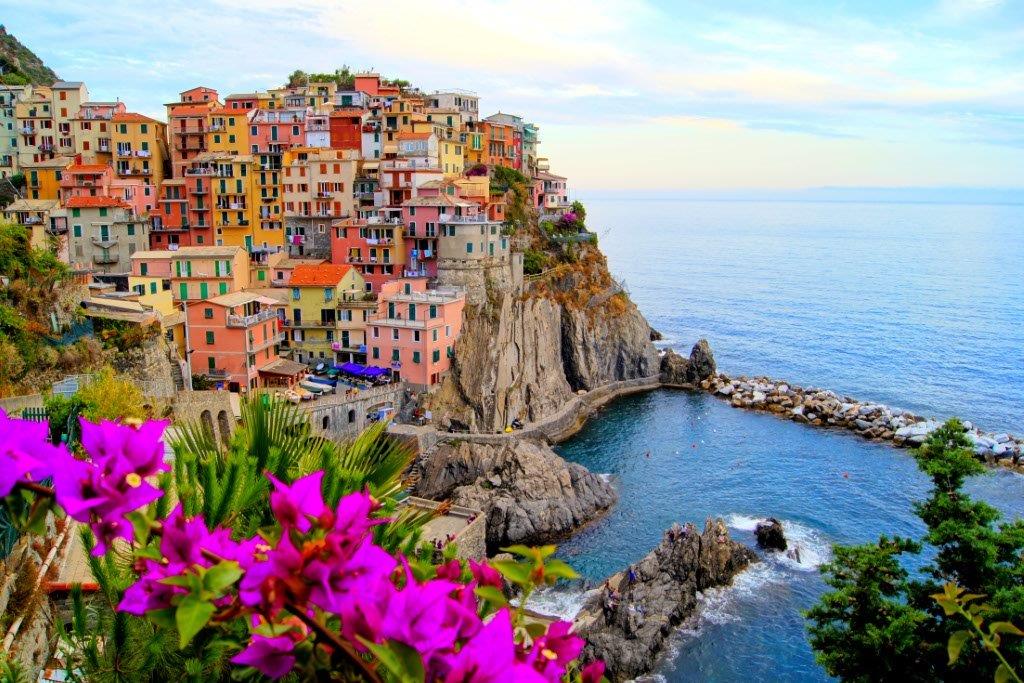 Blomsterrivieran och Cinque Terre