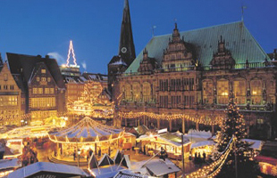 Sagolik julmarknad i Bremen